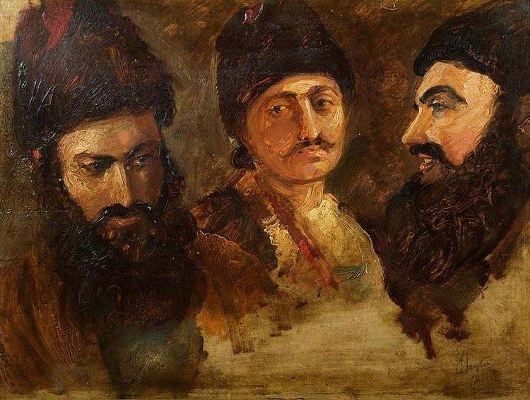 George Hayter Saith Satoor and Ali Hassan Bey, 1831 oil painting image